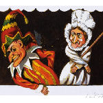 Punch and Judy puppets