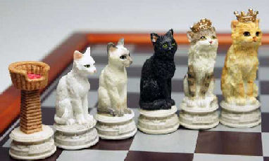 cat chess pieces