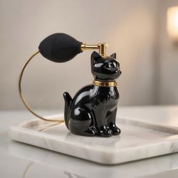 cat perfume bottle