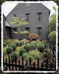 green corner cupboard