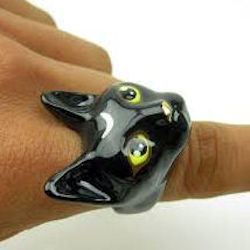 black cat ring