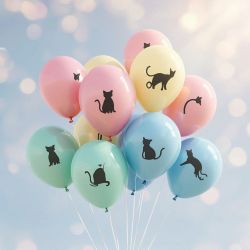 cat balloons