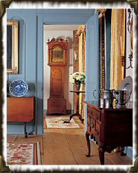 lowboy and grandfather's clock