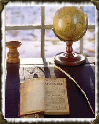 book and globe