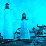 lighthouses on Baker's Island