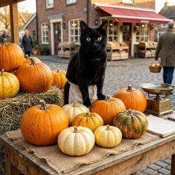Salem selling pumpkins