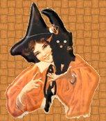 witch and cat