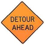 detour sign