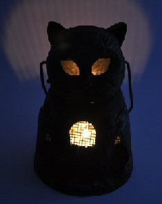 black cat lantern