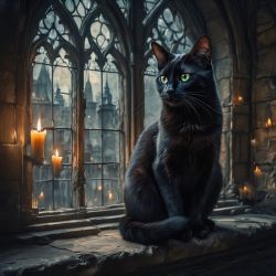cat in Hogwarts